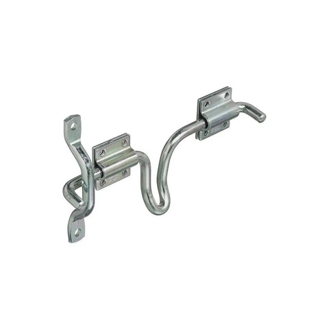 Sliding Bolt Door And Gate Latch Zinc Plated For Right Or Left Hand Swing Gates With Rounded Edges To Protect Livestock Sturdy Design
