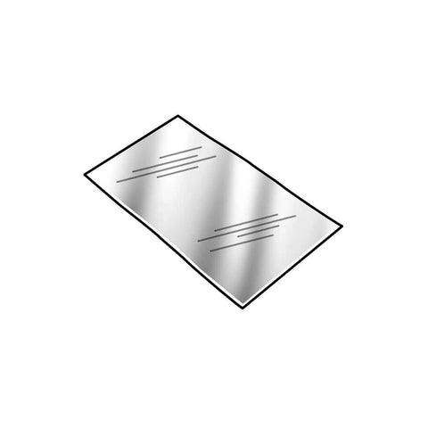 PVC Shim Stock Sheet 0.030 In Coral 10 X 20 In Pack Of 10 For Quick Spacing Gap Filling And Leveling In DIY And Industrial Projects