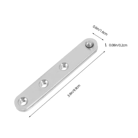 Hidden 360 Degree Pivot Hinges For Cabinets And Doors Stainless Steel Easy Install No Visible Hardware Concealed, shown front view