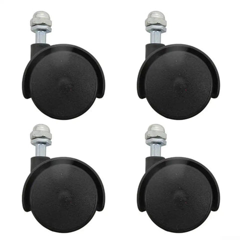 4 Pcs Wheel Pulley Caster Wheels For Electric Heaters Omni Directional Swivel Casters Replacement Durable Plastic Wheel Set