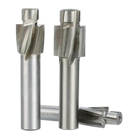 HSS Counterbore End Mill Set M3 to M12 Pilot Slotting Tool Countersink End Mills for CNC Router Bits Milling Tool 7 Piece