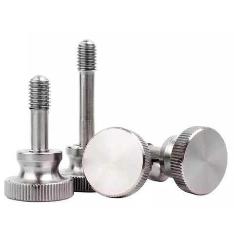 M3x10mm Captive Screws With Knurled Thumb Head Stainless Steel 4 Pack Heavy Duty Panel Fasteners For Metal Enclosures Electronics Cabinets And Equipment Chassis