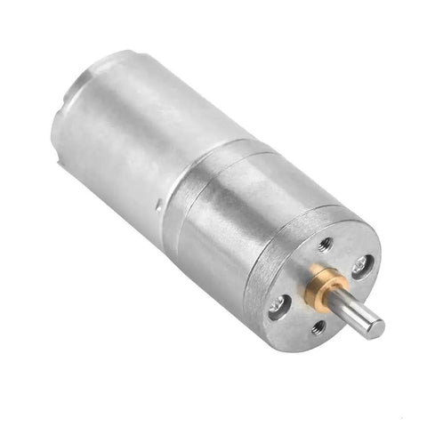 12V DC Gear Motor With Encoder 60RPM 25mm Diameter Precision Metal Gearbox Low Noise High Torque For Electronic Locks DIY Projects