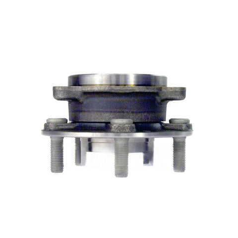 Front view of 4 Piece Front And Rear Wheel Bearing And Hub Assembly Kit For CX 5 2013 2014 2015 2016 2017 2018 Direct Fit Replacement With Durable Bearings For A Smooth Ride And Easy Install with durable bearings and studs