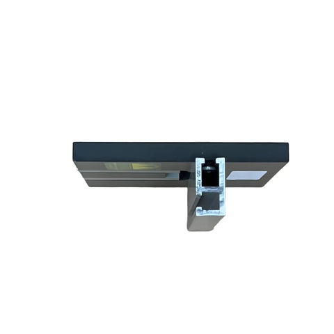 Side view of No Fuss Easy Install Invisible Hinge Mortise Template For SOSS 218 Hinges Quick Setup Hidden Hinge Mortises