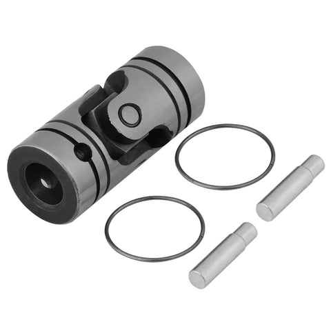 Steel shaft connector universal joint coupler, 12mm, with pins and O-rings for 3D printer CNC RC linkage