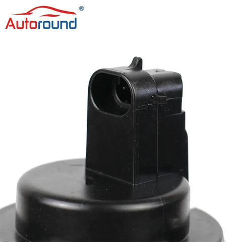 Close-up of black ABS sensor on Pair Rear Wheel Hub & Bearing Assembly 512003 for Buick, Cadillac, Olds, Pontiac with ABS feature