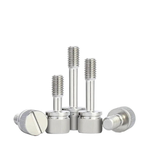Stainless Steel Knurled Thumb Screws Set For Computer Case Bolts Grip It By Hand With Knurl Head M2 Through M8 Five Pieces