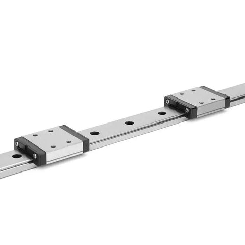 LMLF18B - 500-2R Miniature Linear Guide Rail with 2 Sliding Blocks, 500mm x 18mm Precision Linear Motion System
