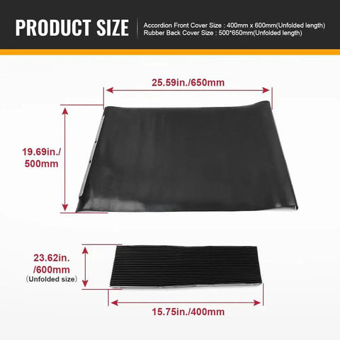 CNC Milling Machine Dust Cover Rubber Guard For Bridgeport Mills Front And Back Accordion Bellows Flexible Covers Black 2 Pack No 3 No 4 Fits Bridgeport Metal Milling Machines Heavy Duty Oil And Dust Proof Shield