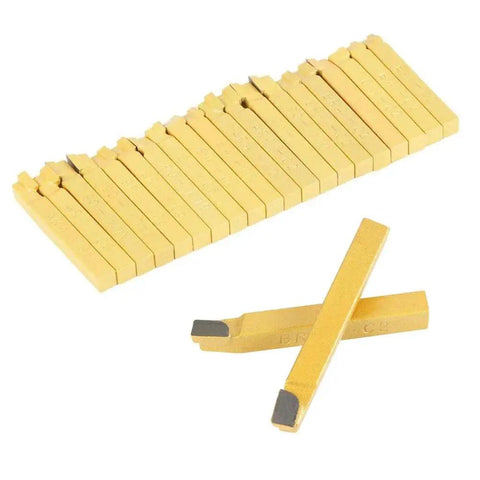 Pro Grade Twenty Piece One Quarter Inch Carbide Tipped Lathe Tool Set For Metal Turning Boring And Chamfering With Cemented Carbide Bits