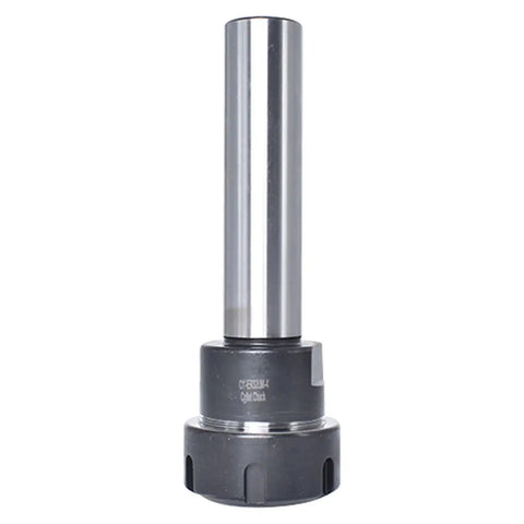 ER32 4In Long Straight Shank Collet Chuck Holder For CNC Milling Tooling, Alloy Steel, 1In Shank Diameter, 0.0003In Precision