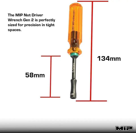 Gen 2 Amber Handles Hex Driver Set Three Pack For Precision RC Tools And Electronics, single nut driver dimensions