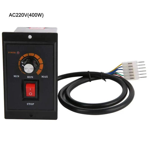 High Precision PWM Variable Frequency Motor Speed Controller 220V AC 50 60Hz Quick Response 400W with wiring harness