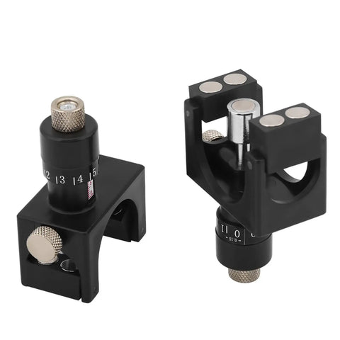 Magnetic Planer Blade Setter Kit 2 Pcs Jig Gauge For Easy Knife Alignment Micro Adjustable Planer Knife Setting Tool