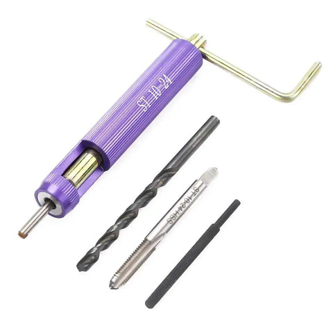 10-24 UNC Helical Inserts Kit For Aluminum With Stainless Steel Thread Repair Inserts ST Tap And Tool Included Fix Stripped Threads