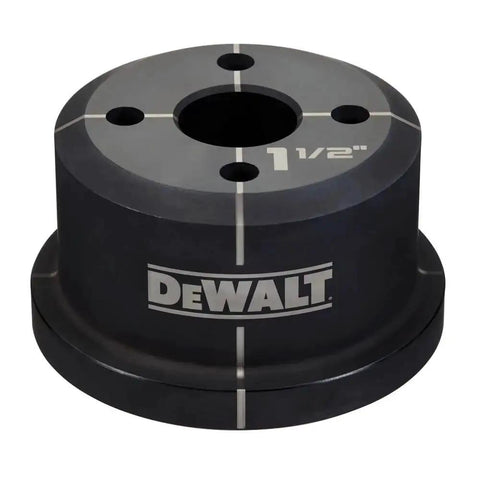 DeWalt One Half Inch To Two Inch Knockout Set For Electrical Boxes With Durable Punches And Quick Change Bushings, 1.5-inch die