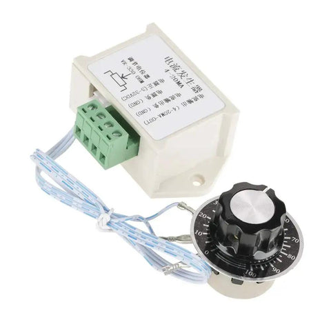 4-20mA Current Output Generator Module for PLCs and Frequency Converters with Potentiometer, 12-24V DC Power Supply
