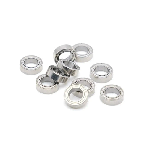 Dope Set Of 10 MR106ZZ Miniature Ball Bearings 6x10x3mm ABEC 9 High Speed Bearings for RC Cars and Motors on white background