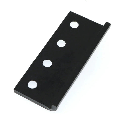 Durable Carbon Steel L Shaped Rail Connector For Sliding Barn Door Tracks L Rail Adapter Reliable Home Improvement Hardware