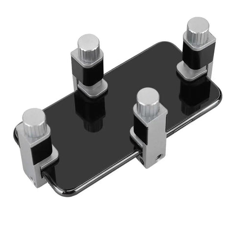 Phone Screen Clip Eight Pack With Adjustable Aluminum Fixture And Rubber Pads Fastener Clip Clamp for LCD screen repair.