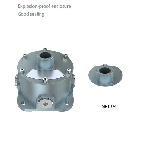 Explosion Proof Junction Box With Five Openings And Three Quarter Inch Hubs UL844 Certified Water Resistant Copper Aluminum Alloy
