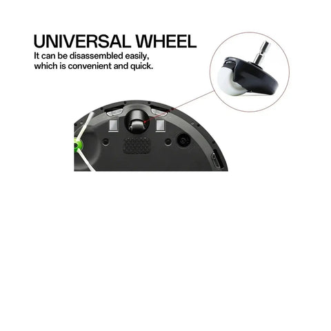Universal wheel for Front Wheel Replacement for Roomba 500 600 700 800 900 Series I7 E5 E6 Omni Directional Wheel Vacuum Cleaner Parts Two Pack