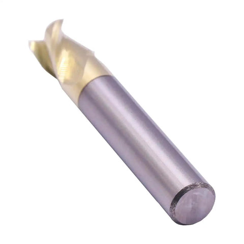 Pro Grade Solid Carbide End Mill for Aluminum With ZRN Coating, 37 Degree Helix, 3 Flute, Five Sixteenth Inch Cutting Diameter