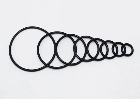 Heavy Duty ORS ORFS Flat Face O Ring Seal Kit for Hydraulic Fittings with Buna N 90 Durometer, 210 Piece Set, Eight Common Sizes for Quick Leak Free Connections.