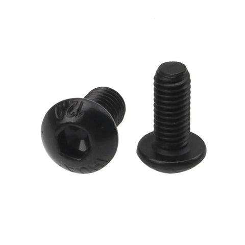 Close-up of black M6 screws from M6 T Nuts And Screws Assortment Kit For 3030 Aluminum Profile Extrusions