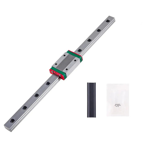 Pro Grade MGN9 Miniature Linear Guide Rail System with Smooth Motion Carriage and MGN9H Block 200mm for CNC and robotics