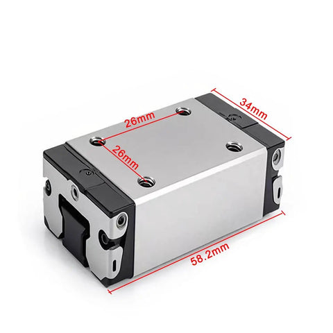 Linear slide block R162211422 single bearing unit compatible with R162219420 R162219422 R162219320 for precision motion