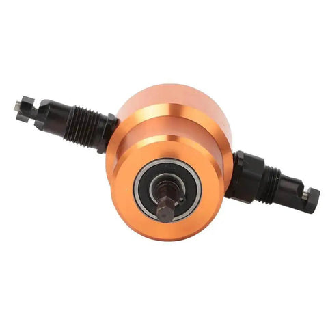 360 Degree Double Head Sheet Metal Cutter Nibbler Drill Tool Pro Grade Heavy Duty for cutting metal and maintenance tasks