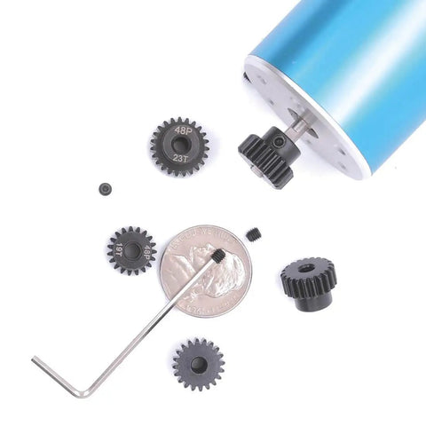 Dope 48P Pinion Gear Set With 19T 20T 21T 22T 23T Options And Screwdriver For 3.175mm Shaft 1/10 RC Brushless Motor Durable Metal
