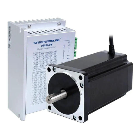 1 Axis CNC Kit With Nema 34 Stepper Motor And DM860Y Driver for DIY mill, router, and lathe projects, cranking 12.0Nm torque