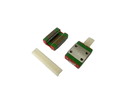 Two Piece MGN7 C Type Linear Slider Carriage Block for Mini Linear Sliding Guideway Rail MGN7 MR7 shown side and top view