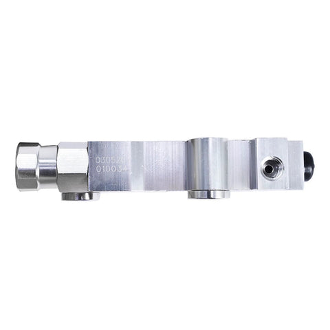 PV2 aluminum proportioning valve for disc/disc brakes, universal Chevy/GM replacement, side view