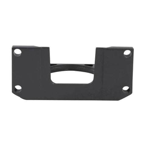 Front view of Heavy Duty Aluminum Motor Mounting Bracket For 180W To 370W AC Gear Reducers With A Four Hole Base Durable Lightweight Stand