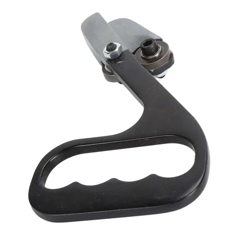 Manual Hand Pull Sheet Cutter For Metal And Plastic in black, designed for cutting iron, copper, aluminum, and more in DIY workshops.