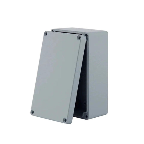 Rugged Outdoor IP67 Cast Junction Box For Industrial Electrical Projects With Hinged Cover And Mounting Plate Explosion Proof Enclosure