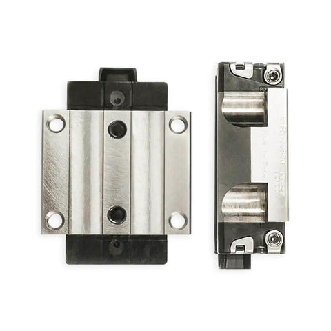 Slide bearing block R165131420 R165131422 R165131320 R165131322 R165139420 R165139422 R165139320 R165139322, side and front view.
