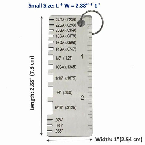 Stainless Steel Mini Portable Thickness Gauge For Metal Sheets And Wire Measures Copper And Brass And Other Nonferrous Metals With Easy Readout