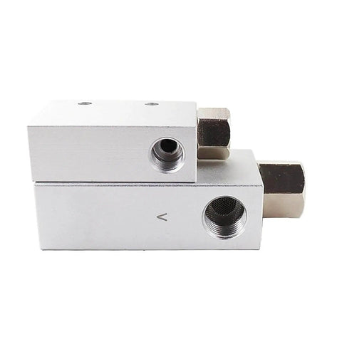 Side view of Pneumatic Pressure Controlled Vacuum Generator Valve With CV 10HS 15HS 20HS 25HS High Negative Venturi Air Exhaust Ejectors
