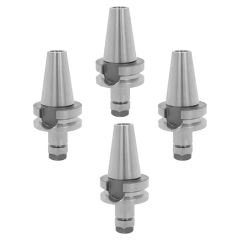 4Pcs BT30 ER11 60mm Collet Chuck CNC Tool Holder For Milling Machines And Lathes Rock Solid Steel Construction Quenched For Extra Hardness Rust Resistant For Precision And Long Life