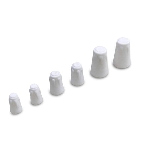 Ceramic wire connector caps, small size, 20-pack, white, for 22-14 AWG, 600V high-heat twist caps