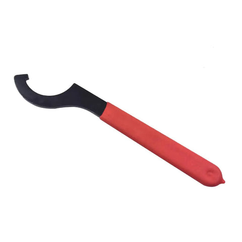 ER32 Hook Wrench Spanner For Collet Chuck Lathe CNC Milling Precision High Carbon Steel Tooling Pro Grade with red grip handle