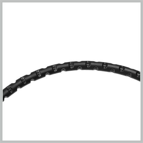 Black curved plastic brake pad wear sensor strip for BMW X1 with mounting holes