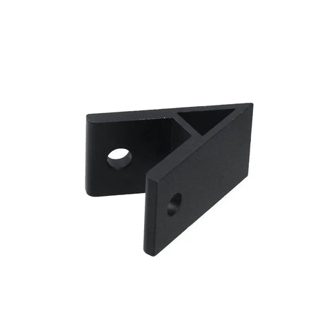 4 Pack 45 Degree Aluminum Corner Brackets For 4040 Profiles Black Aluminum Extrusion Accessories With Mounting Screws And Nuts Easy Install Strong Joint Connectors For 45 Degree Builds close-up