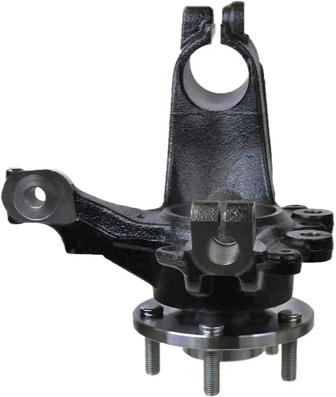 Front Left Wheel Hub Bearing And Steering Knuckle Assembly For Ford Focus 2012 2013 2014 2015 2016 2017 2018 2.0L FWD Preassembled Bolt On Replacement Part Easy Install Driver Side