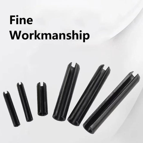 Close-up of 390 Piece Spring Steel Split Dowel Pin And Tension Roll Pin Assortment Kit With 13 Sizes M1.5 To M6